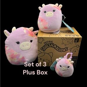 Squishmallows Set of 3 Suri Plush Toys